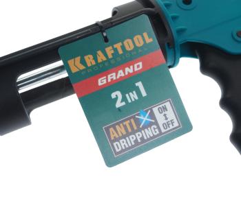 1 069 р. Пистолет для герметика скелетный 310мл антикапельная система KRAFTOOL KRAFTOOL 06674  с доставкой в г. Керчь. Увеличить фотографию 4
