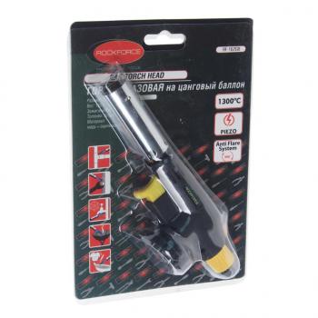 849 р. Горелка газовая под цанговый баллон с пьезоподжигом ROCKFORCE ROCKFORCE rf-162gb ROCKFORCE rf-162gb  с доставкой в г. Керчь. Увеличить фотографию 1