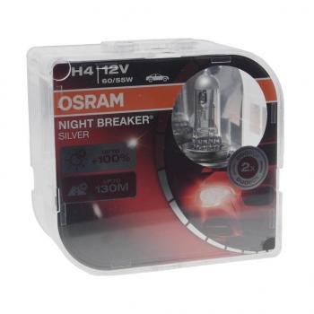 1 599 р. Лампа 12V H4 6055W P43t +100% бокс (2шт.) Night Breaker Silver OSRAM OSRAM 64193nbs-hcb  с доставкой в г. Керчь. Увеличить фотографию 1