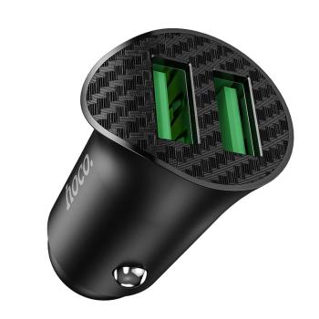 449 р. Устройство зарядное в прикуриватель 2USB 12V HOCO HOCO z39 black  с доставкой в г. Керчь. Увеличить фотографию 2