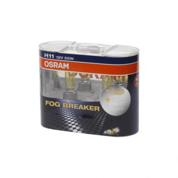 2 899 р. Лампа 12V H11 55W PGJ19-2 бокс (2шт.) Fog Breaker OSRAM OSRAM 62211fbr-hcb  с доставкой в г. Керчь. Увеличить фотографию 1