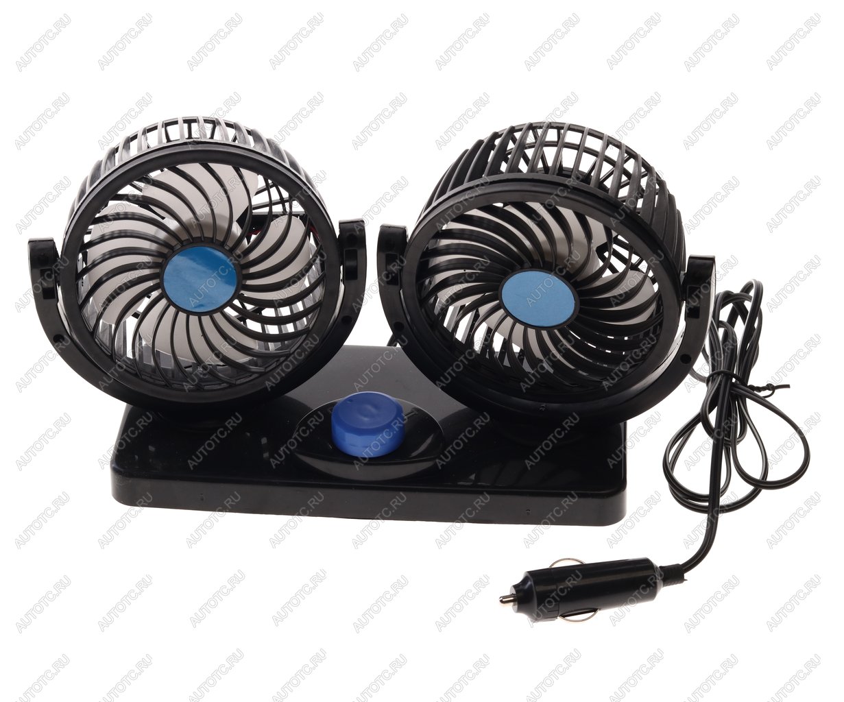 999 р. Вентилятор в салон 12V двойной на платформе черный BRAIN POWER BRAIN POWER rg-1688  с доставкой в г. Керчь