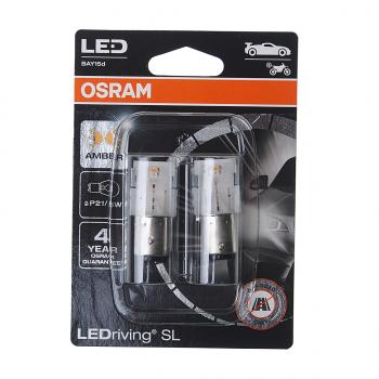 1 799 р. Лампа светодиодная 12V P215W BAY15d блистер (2шт.) LEDriving SL Yellow OSRAM OSRAM 7528dyp-02b  с доставкой в г. Керчь. Увеличить фотографию 1