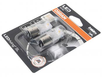 1 799 р. Лампа светодиодная 12V P215W BAY15d блистер (2шт.) LEDriving SL Yellow OSRAM OSRAM 7528dyp-02b  с доставкой в г. Керчь. Увеличить фотографию 2