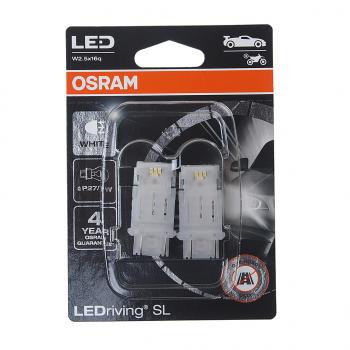 1 769 р. Лампа светодиодная 12V P277W W2.5х16q 6000K блистер (2шт.) LEDriving SL OSRAM OSRAM 3157dwp-02b  с доставкой в г. Керчь. Увеличить фотографию 1