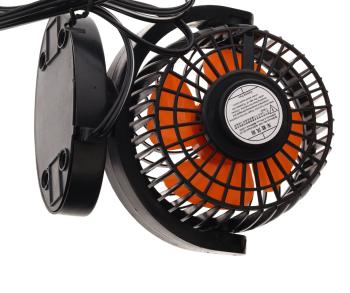 569 р. Вентилятор в салон 12V на платфоре черно-оранжевый ROWGO ROWGO rg-1228  с доставкой в г. Керчь. Увеличить фотографию 3