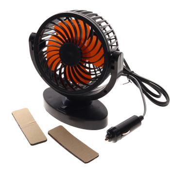 569 р. Вентилятор в салон 12V на платфоре черно-оранжевый ROWGO ROWGO rg-1228  с доставкой в г. Керчь. Увеличить фотографию 1