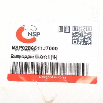 10 349 р. Бампер KIA Ceed (18-21) передний NSP NSP nsp0286511j7000  с доставкой в г. Керчь. Увеличить фотографию 3