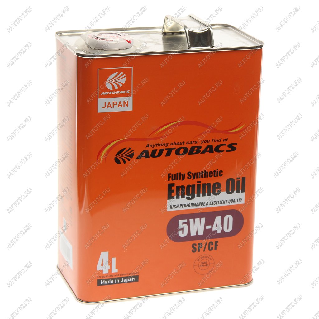 4 899 р. Масло моторное ENGINE OIL 5W40 синт.4л Япония AUTOBACS AUTOBACS a00032242  с доставкой в г. Керчь