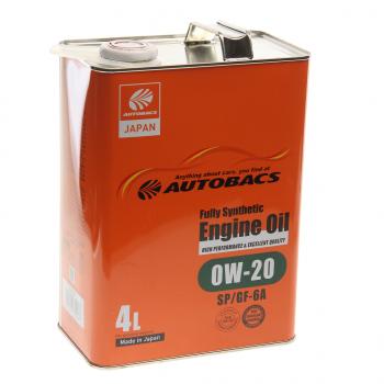 4 999 р. Масло моторное ENGINE OIL 0W20 синт.4л Япония AUTOBACS AUTOBACS a00032230  с доставкой в г. Керчь. Увеличить фотографию 1