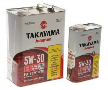 2 689 р. Масло моторное Adaptec SPGF-6A 5W30 синт.4+1л TAKAYAMA TAKAYAMA 101942  с доставкой в г. Керчь. Увеличить фотографию 1