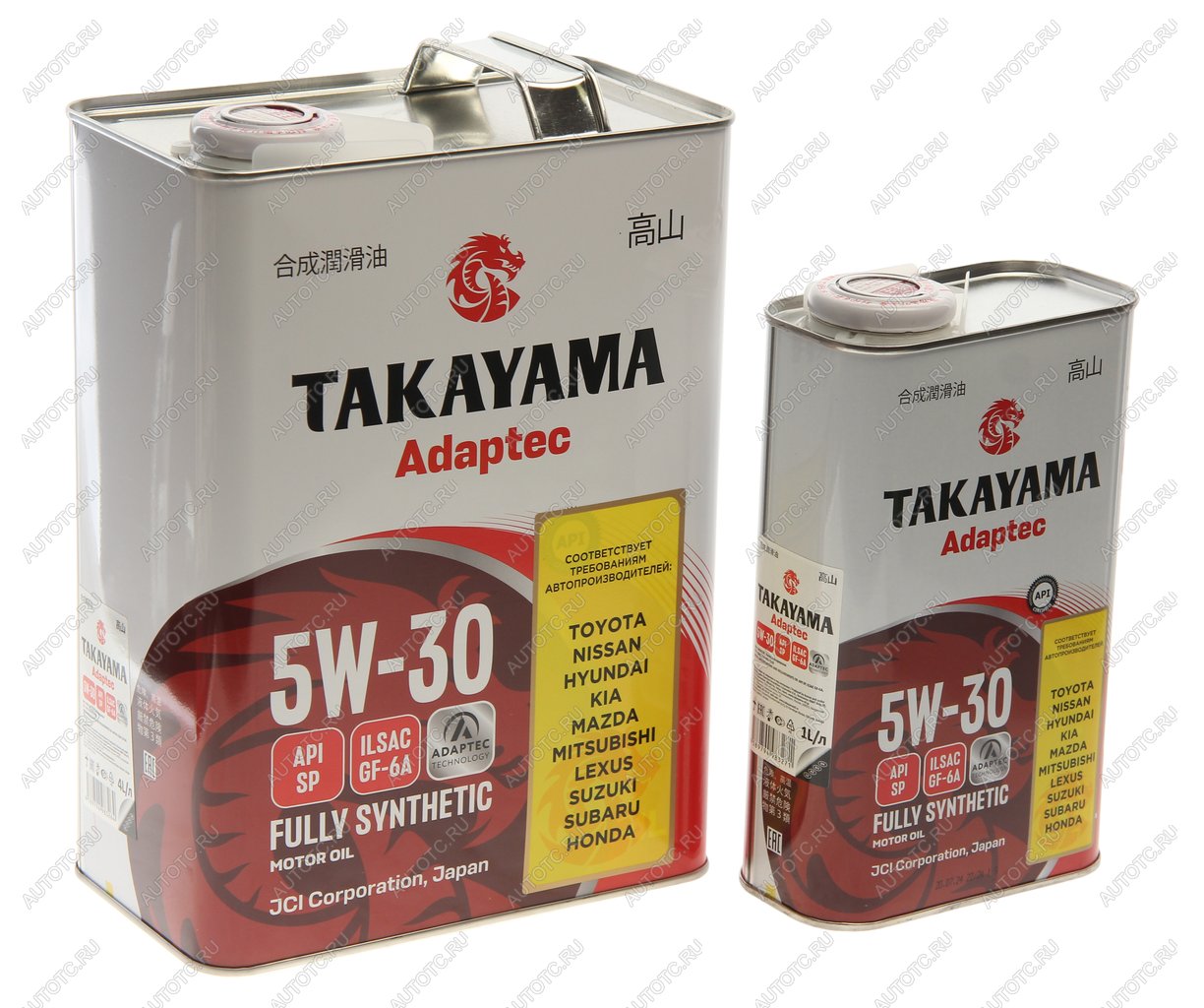 2 689 р. Масло моторное Adaptec SPGF-6A 5W30 синт.4+1л TAKAYAMA TAKAYAMA 101942  с доставкой в г. Керчь