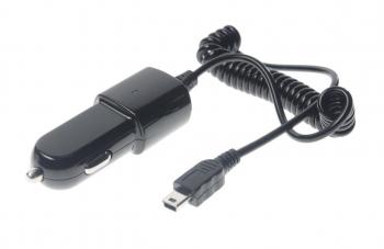 233 р. Устройство зарядное в прикуриватель 12V 1A встроенный кабель mini USB PARTNER PARTNER prt-028252  с доставкой в г. Керчь. Увеличить фотографию 1