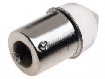 81 р. Лампа светодиодная 12V R5W BA15s конус прозрачная линза LED 9 SMD 3030 White MISTAR MISTAR mis-132159  с доставкой в г. Керчь. Увеличить фотографию 2