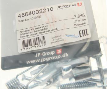 569 р. Ремкомплект NISSAN Micra (02-10) колодок тормозных задних JP JP 4864002210  с доставкой в г. Керчь. Увеличить фотографию 2