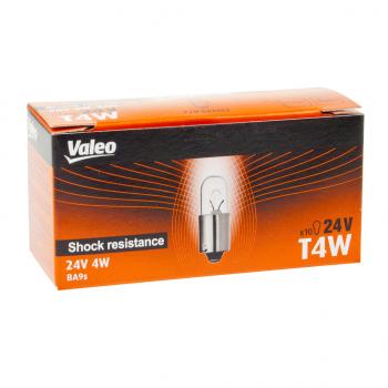 27 р. Лампа 24V T4W BA9s вибростойкая (1шт.) VALEO VALEO 032963  с доставкой в г. Керчь. Увеличить фотографию 2