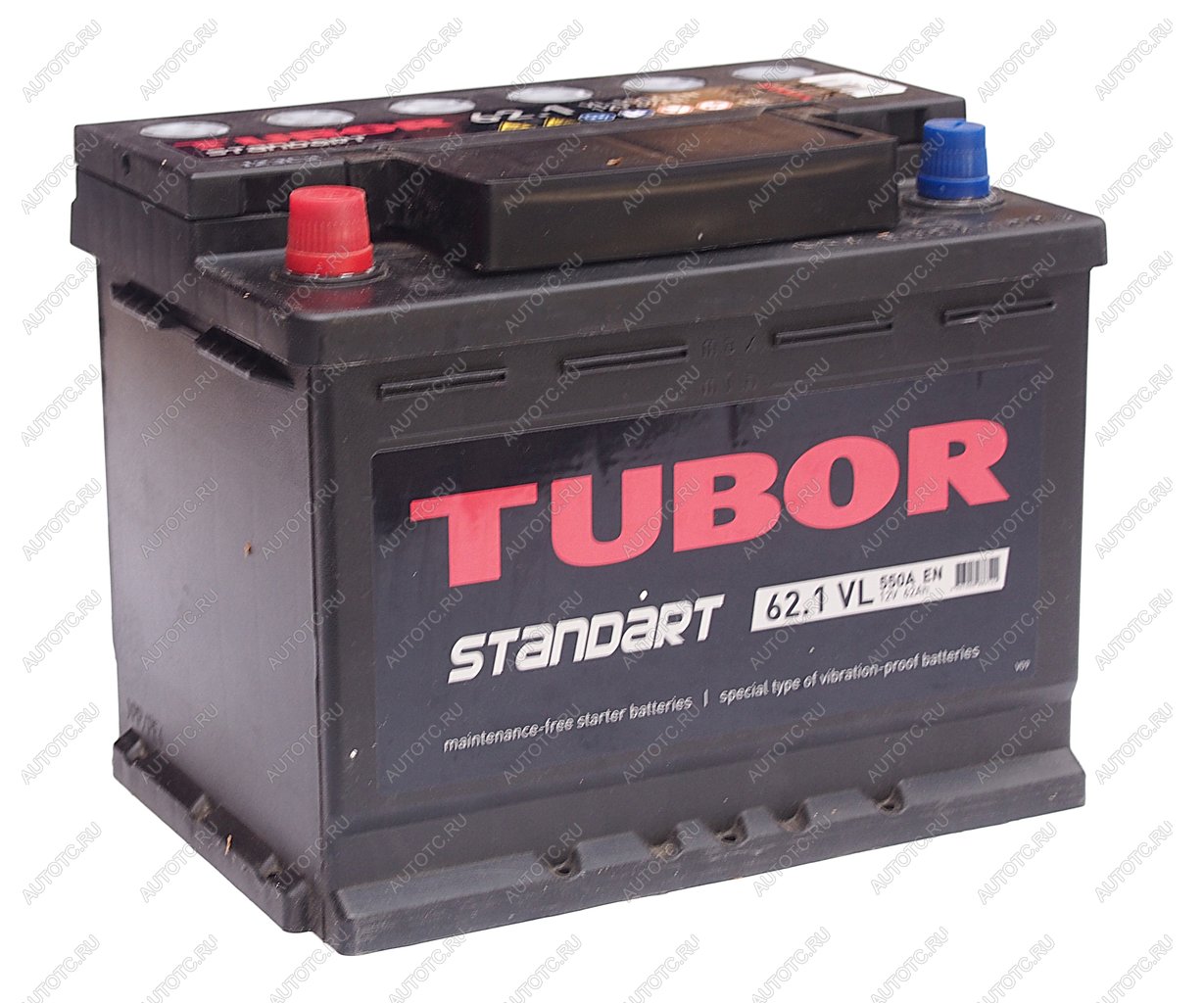 9 649 р. Аккумулятор TUBOR Standart 62Ач TUBOR 6ст62(1)  с доставкой в г. Керчь