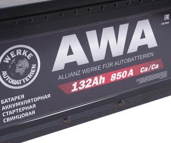16 449 р. Аккумулятор AWA 132Ач AWA 6ст132(4)  с доставкой в г. Керчь. Увеличить фотографию 3