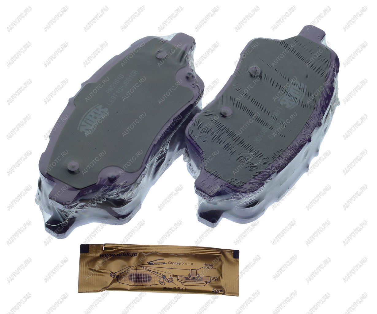 2 589 р. Колодки тормозные передние (4шт.) NIBK Ford Fiesta 6 седан рестайлинг (2012-2019)  с доставкой в г. Керчь