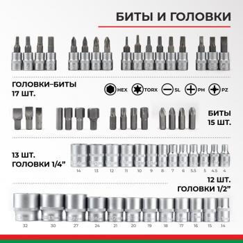 4 999 р. Набор инструментов 82 предмета слесарно-монтажный 14,12 Профи БЕЛАК БЕЛАК бак.07003  с доставкой в г. Керчь. Увеличить фотографию 5