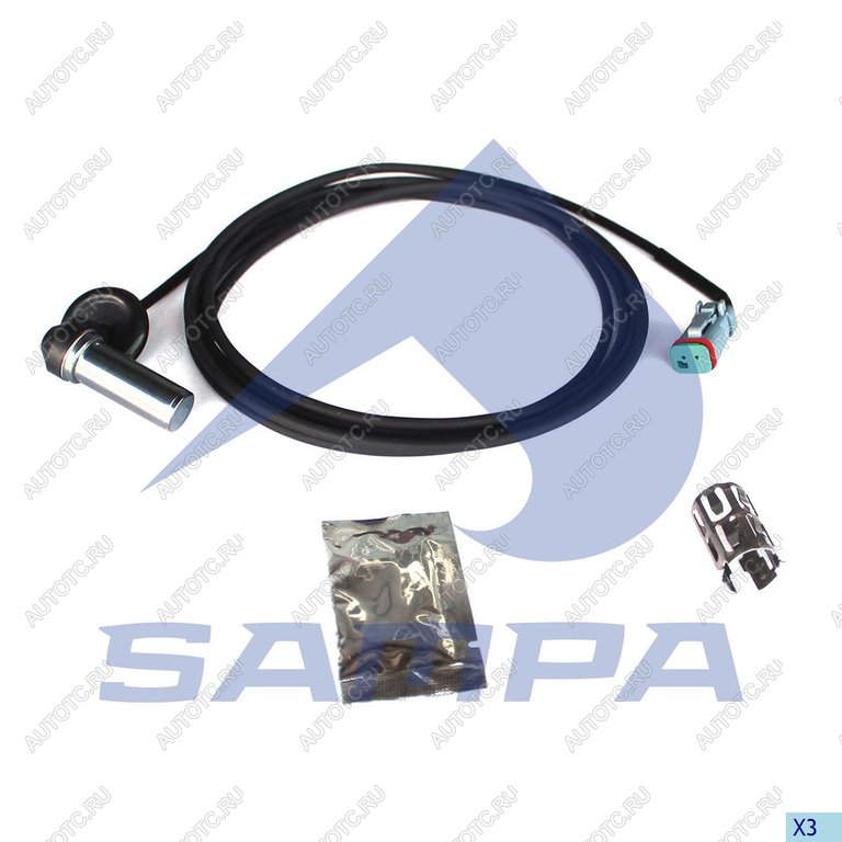 1 559 р. Датчик АБС VOLVO FH,FM угловой SAMPA SAMPA 091.418  с доставкой в г. Керчь