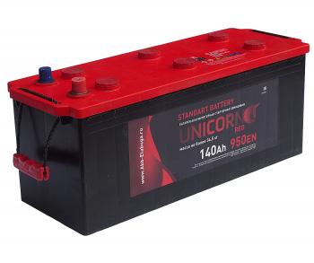 16 799 р. Аккумулятор UNICORN Red 140Ач UNICORN 6ст140(4)  с доставкой в г. Керчь. Увеличить фотографию 1