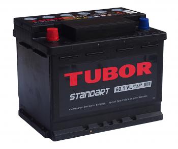 8 999 р. Аккумулятор TUBOR Standart 60Ач TUBOR 6ст60(1)  с доставкой в г. Керчь. Увеличить фотографию 1