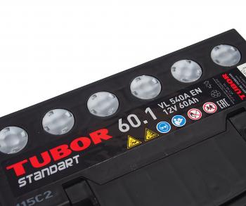 8 999 р. Аккумулятор TUBOR Standart 60Ач TUBOR 6ст60(1)  с доставкой в г. Керчь. Увеличить фотографию 3
