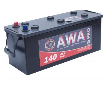 17 699 р. Аккумулятор AWA PRO 140Ач обратная полярность AWA 6ст140(3)  с доставкой в г. Керчь. Увеличить фотографию 1