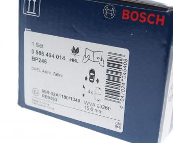 1 549 р. Колодки тормозные задние (4шт.) BOSCH Opel Zafira A (1999-2006)  с доставкой в г. Керчь. Увеличить фотографию 3