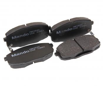 1 899 р. Колодки тормозные HYUNDAI Creta (17-),i30 KIA Ceed (07-) передние (4шт.) MANDO MANDO mbf015183 MANDO mbf015183  с доставкой в г. Керчь. Увеличить фотографию 1
