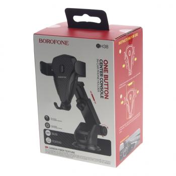439 р. Держатель телефона универсальный BOROFONE BOROFONE bh38 black  с доставкой в г. Керчь. Увеличить фотографию 3