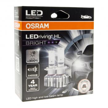8 999 р. Лампа светодиодная 12V H7H18 PX26dPY26d-1 +300% 6000K (2шт.) Ledriving HL Bright White OSRAM OSRAM 64210dwbrt-2hfb  с доставкой в г. Керчь. Увеличить фотографию 5