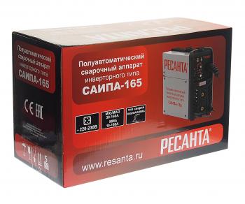 16 549 р. Аппарат сварочный 6.2кВт 30-160А d=0.6-0.8 инвертор полуавтомат РЕСАНТА РЕСАНТА саипа-165с  с доставкой в г. Керчь. Увеличить фотографию 4