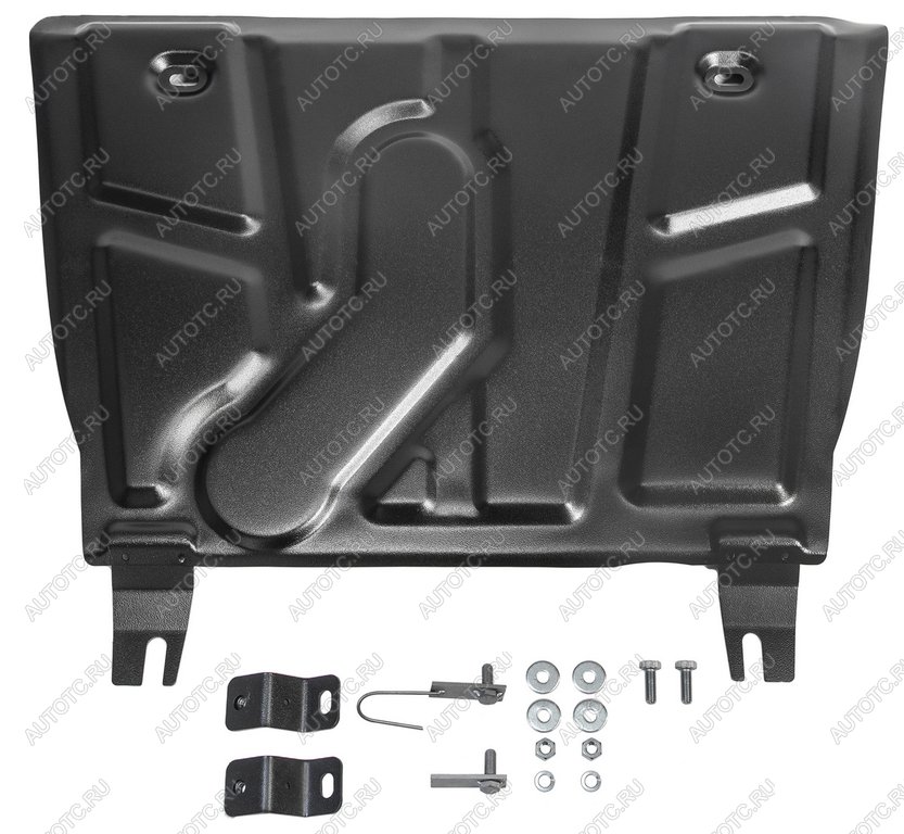 5 499 р. Защита картера и КПП TOYOTA Rav 4 (15-) (с крепежом) АВТОБРОНЯ АВТОБРОНЯ 111.05709.1  с доставкой в г. Керчь