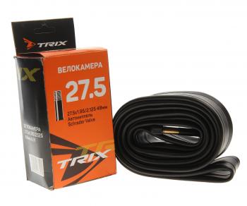 419 р. Камера велосипедная 27.5 1.95х2.125 автовентиль TRIX TRIX ут00018609  с доставкой в г. Керчь. Увеличить фотографию 1