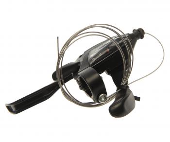 1 499 р. Шифтер велосипедный скоростной левый (3 скорости) Altus SHIMANO SHIMANO st-ef500-3l  с доставкой в г. Керчь. Увеличить фотографию 3