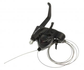 1 779 р. Шифтер велосипедный скоростной левый (8 скоростей) Tourney SHIMANO SHIMANO st-tx800-8r  с доставкой в г. Керчь. Увеличить фотографию 1