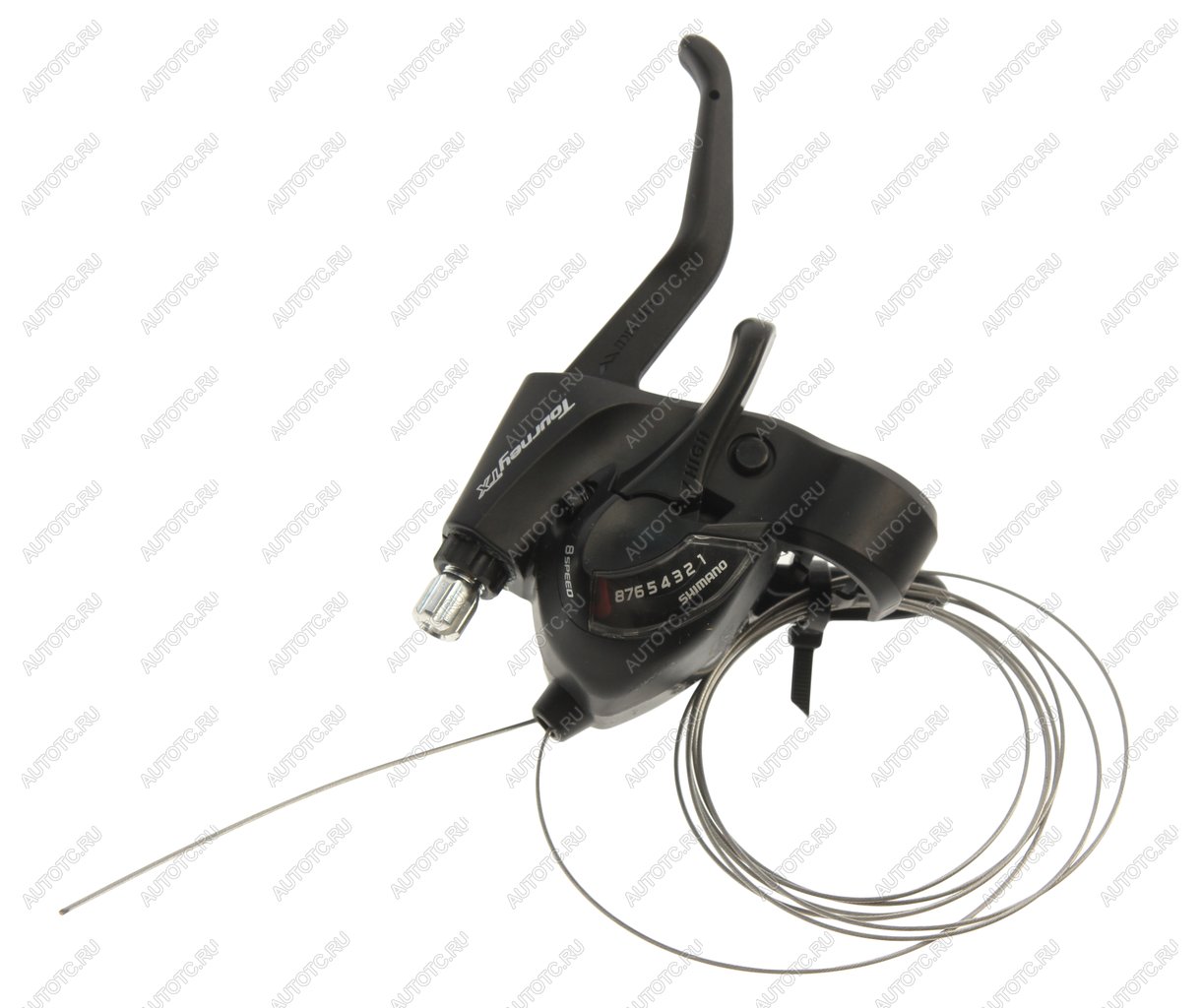 1 779 р. Шифтер велосипедный скоростной левый (8 скоростей) Tourney SHIMANO SHIMANO st-tx800-8r  с доставкой в г. Керчь