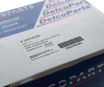2 899 р. Катушка зажигания VW Golf (12-16),Jetta (15-) AUDI A3 (08-13) SKODA Rapid (13-),Yeti DELCOPARTS DELCOPARTS 19374105  с доставкой в г. Керчь. Увеличить фотографию 4