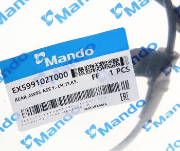 2 899 р. Датчик АБС KIA Optima (10-) колеса заднего левого MANDO MANDO ex599102t000 MANDO ex599102t000  с доставкой в г. Керчь. Увеличить фотографию 2