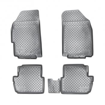 1 999 р. Коврик салона CHEVROLET Spark (11-),RAVON R2 (16-) полиуретан 4шт. NORPLAST NORPLAST npl-po-12-28  с доставкой в г. Керчь. Увеличить фотографию 1