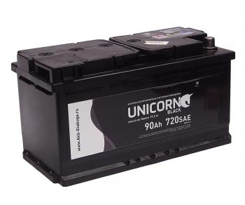 6 999 р. Аккумулятор UNICORN Black 90Ач обратная полярность UNICORN 6ст90(0)  с доставкой в г. Керчь. Увеличить фотографию 1