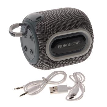 1 699 р. Колонка беспроводная bluetooth BOROFONE BOROFONE br39 grey  с доставкой в г. Керчь. Увеличить фотографию 1
