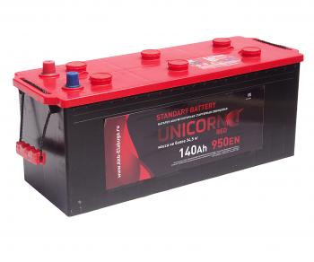 17 399 р. Аккумулятор UNICORN Red 140Ач обратная полярность UNICORN 6ст140(3)  с доставкой в г. Керчь. Увеличить фотографию 1