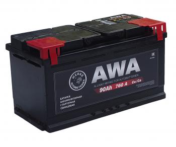 10 599 р. Аккумулятор AWA 90Ач AWA 6ст90(1)  с доставкой в г. Керчь. Увеличить фотографию 1