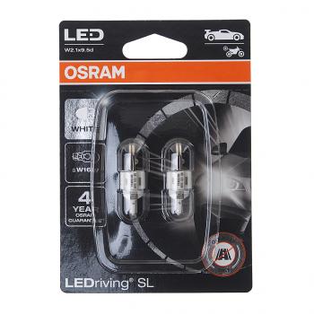 2 189 р. Лампа светодиодная 12V W16W W2.1x9.5d 6000K блистер (2шт.) LEDriving SL OSRAM OSRAM 921dwp-02b  с доставкой в г. Керчь. Увеличить фотографию 1