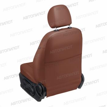 13 649 р. Чехлы на сиденья Экокожа (40/60+вырез под подлокотник экокожа) Автопилот  Geely Coolray  SX11 (2023-2025) рестайлинг (коричневый)  с доставкой в г. Керчь. Увеличить фотографию 4
