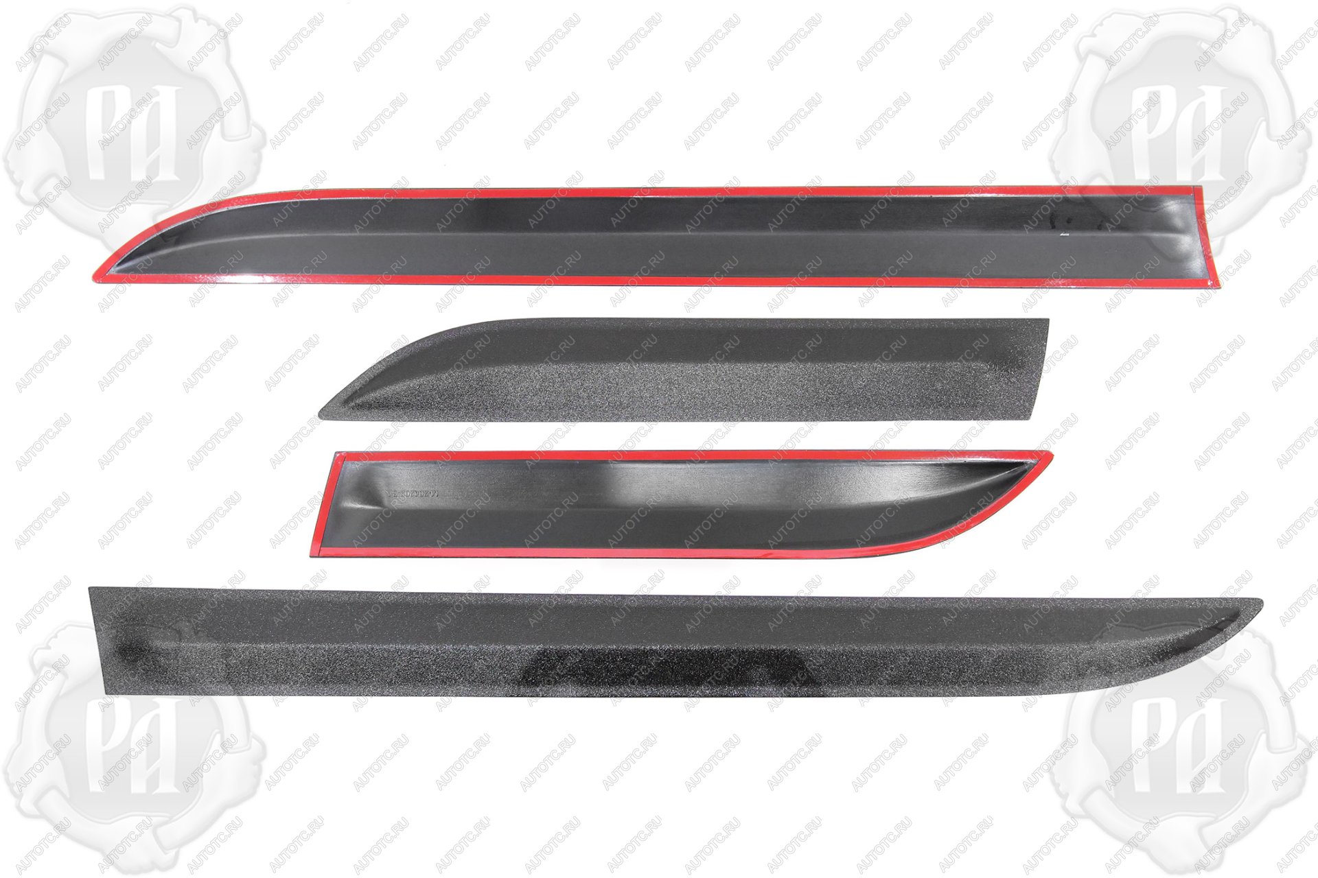 3 399 р. Молдинги на двери Русская Артель  Nissan Almera  G15 (2012-2019) седан (глянец под покраску)  с доставкой в г. Керчь