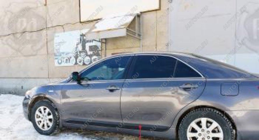 1 569 р. Молдинг двери передний правый Русская Артель Toyota Camry XV40 дорестайлинг (2006-2008) (глянец под покраску)  с доставкой в г. Керчь